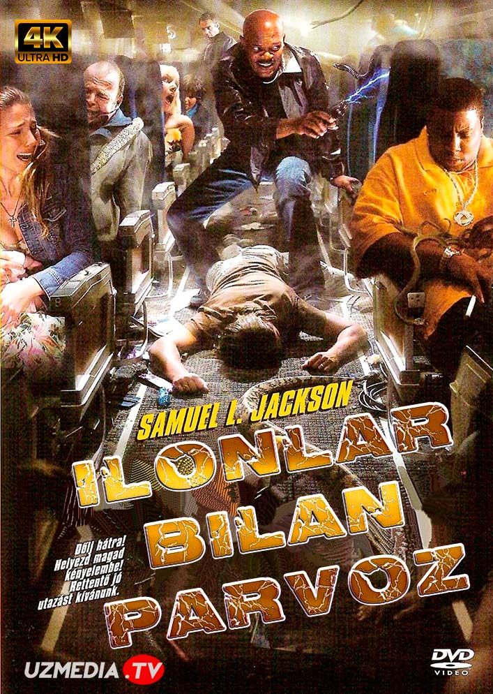 Ilonlar bilan parvoz / Ilonlar parvozi / Samolyotdagi ilonlar Uzbek tilida O'zbekcha 2006 tarjima kino Full HD skachat