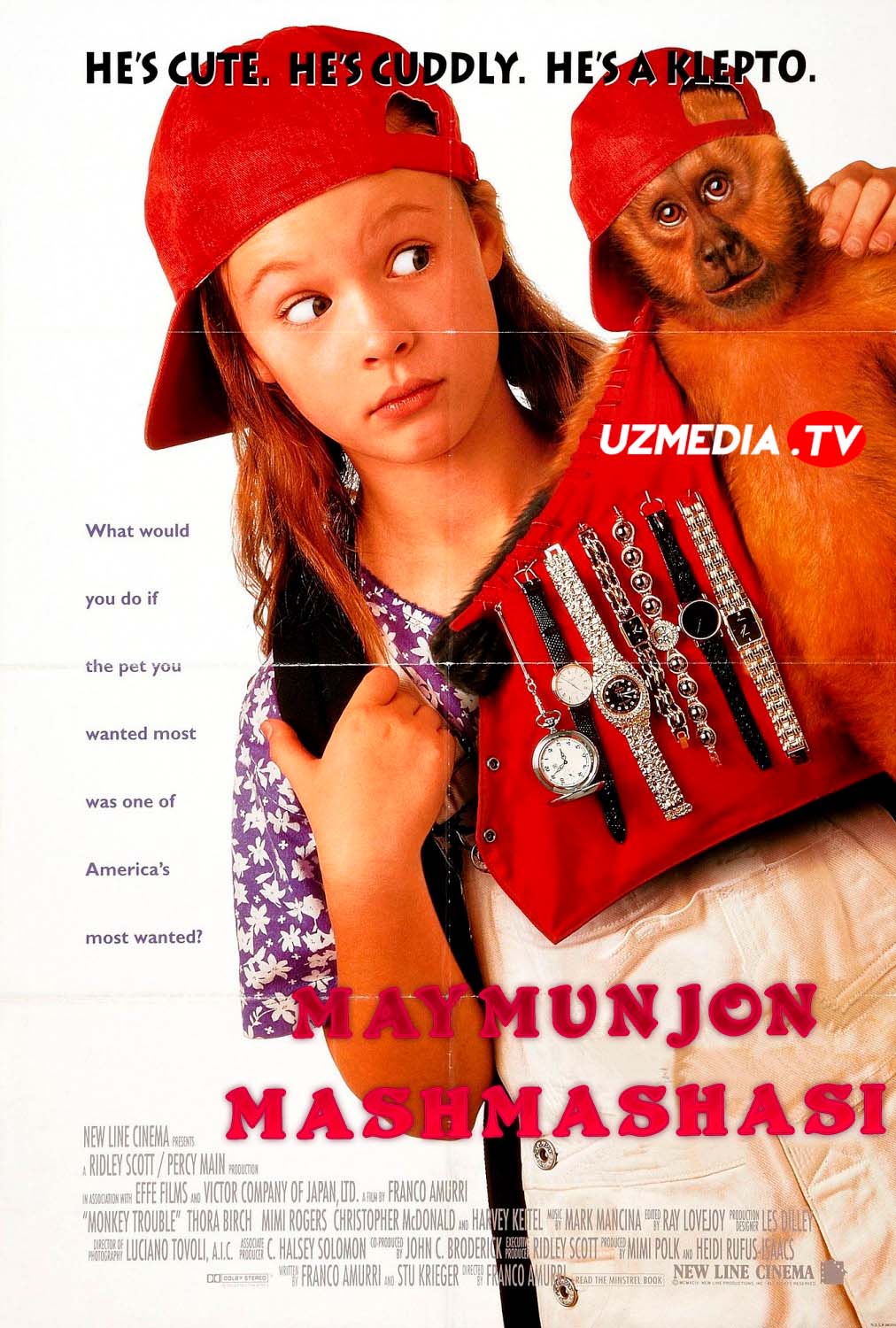 Maymunjon mashmashasi / Maymun muammosi Uzbek tilida O'zbekcha 1994 tarjima kino Full HD skachat