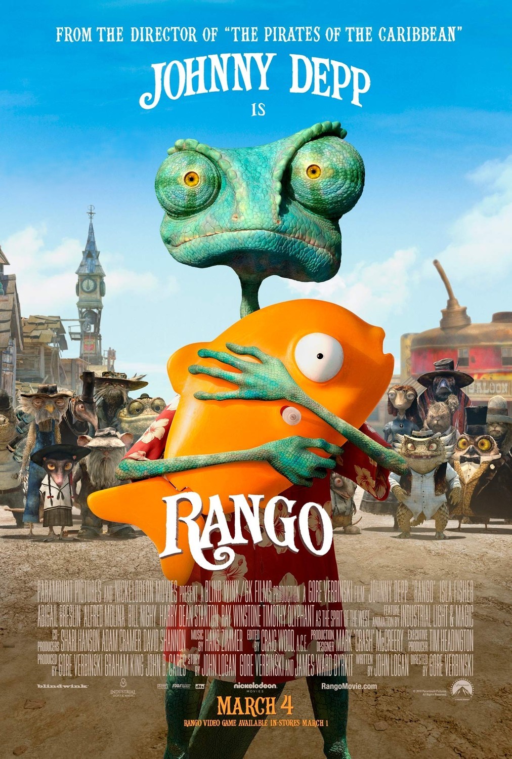 Rango / Ранго Premyera Multfilm Uzbek tilida tarjima 2011 Full HD O'zbek tilida