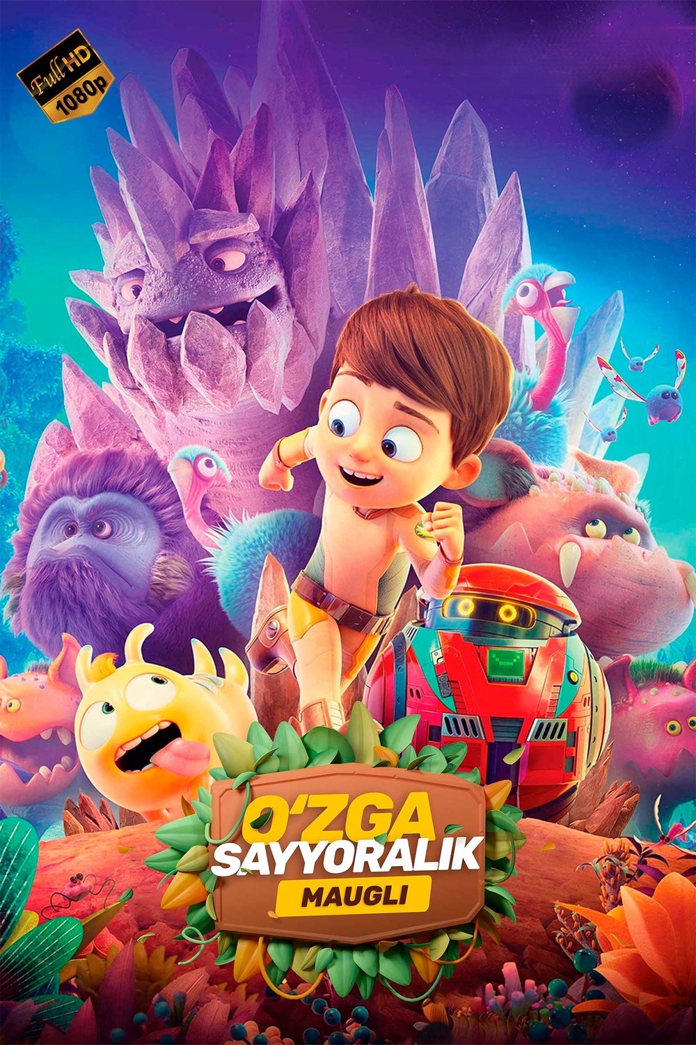Yovvoyi sayyora Mauglisi / Yovvoyi sayyoralik Maugli Multfilm Uzbek tilida tarjima 2019 Full HD